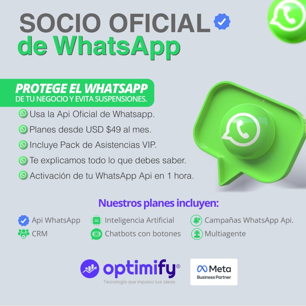 Socio Oficial Whatsapp y Meta